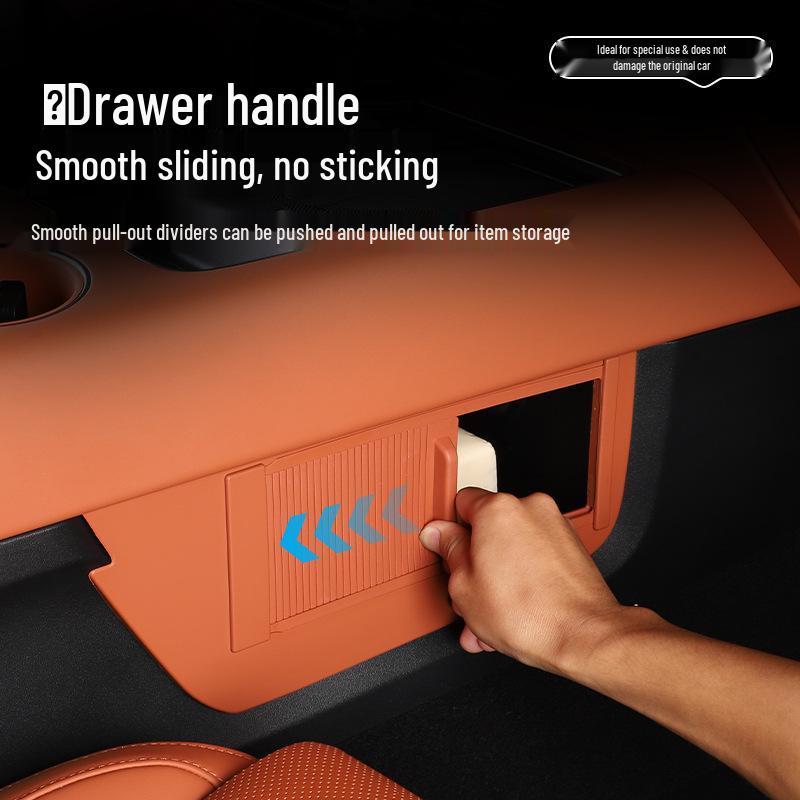 Идеальный Privacy Storage Compartment (отсек для хранения с защитой от посторонних глаз) на центральную консоль для L6L7L8L9, для модификации салона автомобиля