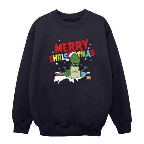 Disney Womens/Ladies Toy Story Rex Christmas Burst Sweatshirt