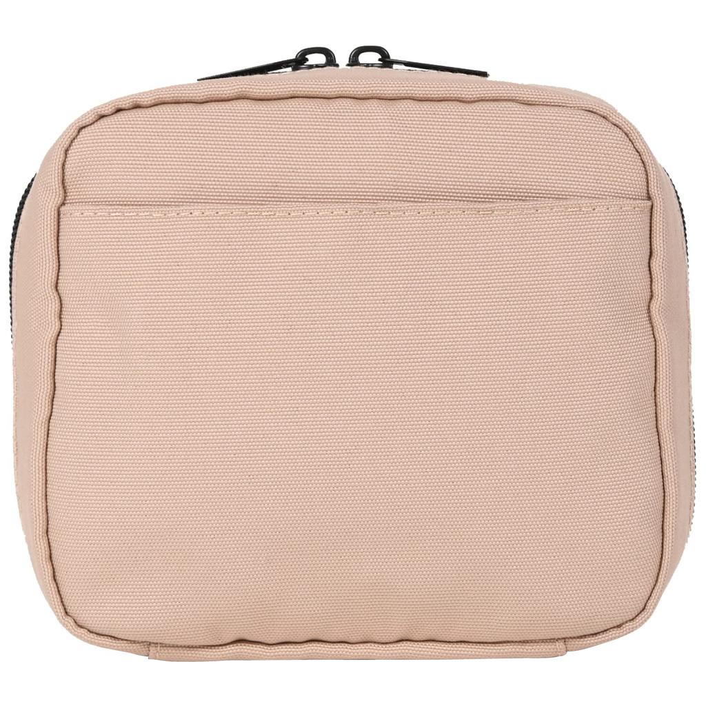 MURA Makeup Mesh Cosmetic Pouch Pouch, (Beige)