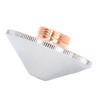 Laser Nozzle Cutting Machine Head Cutter Dual Optical Fibre Chrome Plated Copper 1.6mm  0.06in
