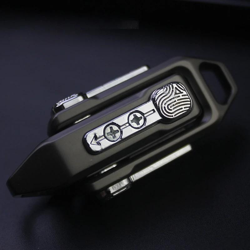 Магнитная толкающая карточка, толкающая яйца, кликерная пластина, механический слайдер, тактильная монета, игрушки для снятия стресса, антистрессовый металлический сплав