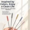 Heat Resistant Silicone Straw Brush 304 Stainless Steel Tube Cleaner  Straw Maintenance