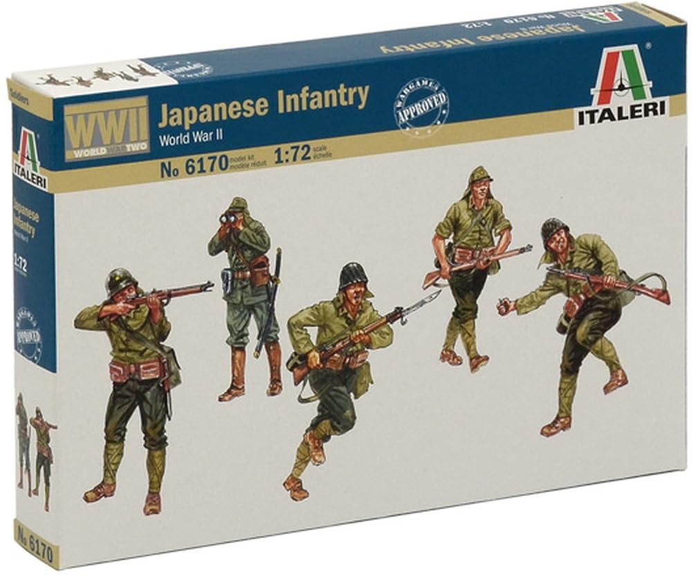 PLATZ Пластиковая модель пехоты японской армии Italeri IT6170 1/72