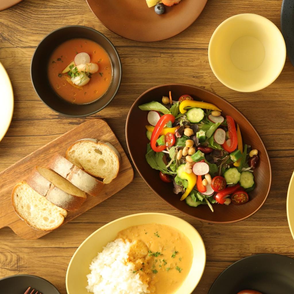 Посуда серии Rebirth Natural, идеально подходящая для одного человека, включает палочки для еды и изготовлена из легкого, пригодного для мытья в посудомоечной машине и микроволновой печи набора, для жизни, ложка,