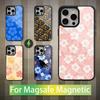 Чехол для телефона с цветком гибискуса Гавайи Для iPhone 16,15,14,13,12,11,Pro,Max,Plus,Mini,Magsafe, Магнитный чехол для беспроводной зарядки