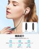 wired earphone with with suitable for both left and right YAJOJO compatible with various devices such as Single-ear 3.5mm jack, mono, in-ear type,