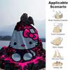 1pc Punk Style Hello Kitty Blanket, Soft Throw Blankets for Bed Couch Sofa, Warm Cozy Home Decor Gift, Living Room, Travel, Camping, Car Blankets, Bea