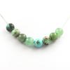 Stones and Minerals. Aventurine + Jade + Namibian Chrysocolla + Turquoise Pearl Necklace Stainless Steel Chain.