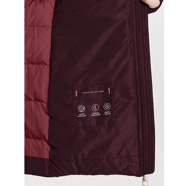 Пуховик Tommy Hilfiger WW0WW43600 фиолетовый Regular Fit