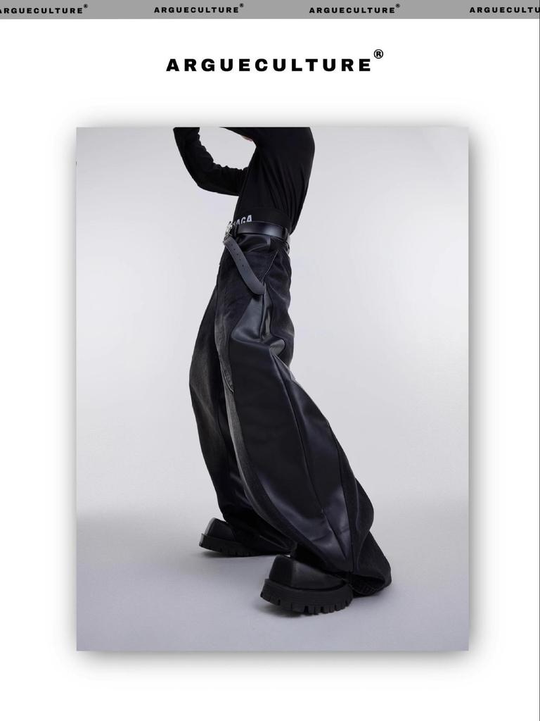 Men's High Street Black Washed Straight Jeans - Autumn/Winter Edition