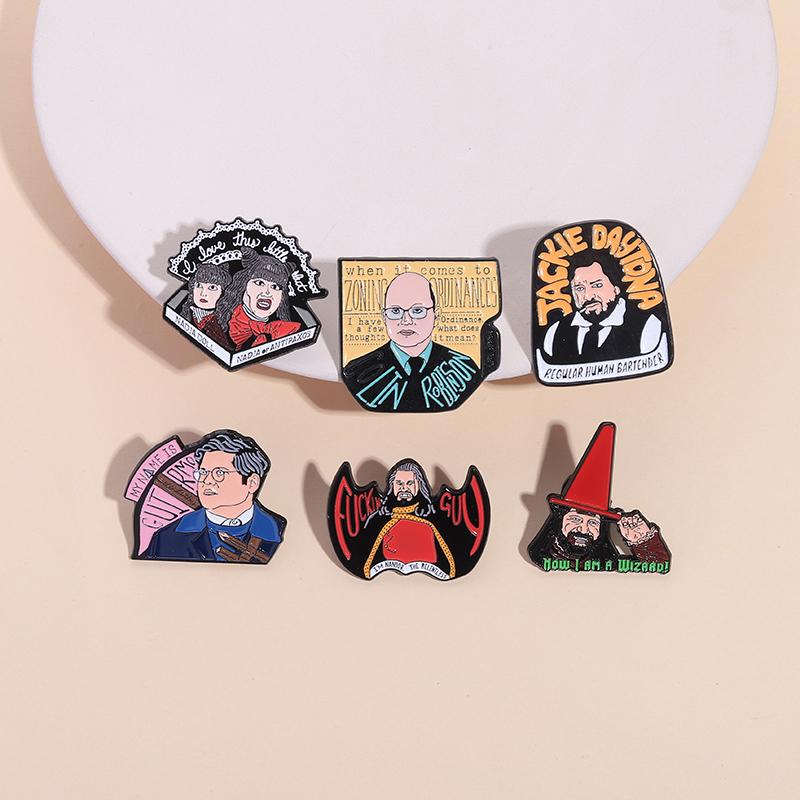 Эмалированный значок с персонажами аниме и мультфильмов, комиксов, манги, девушка, значки с изображением персонажей фильмов ужасов, вампиров, значок для лацкана, рюкзака, ювелирное изделие, подарок для друзей