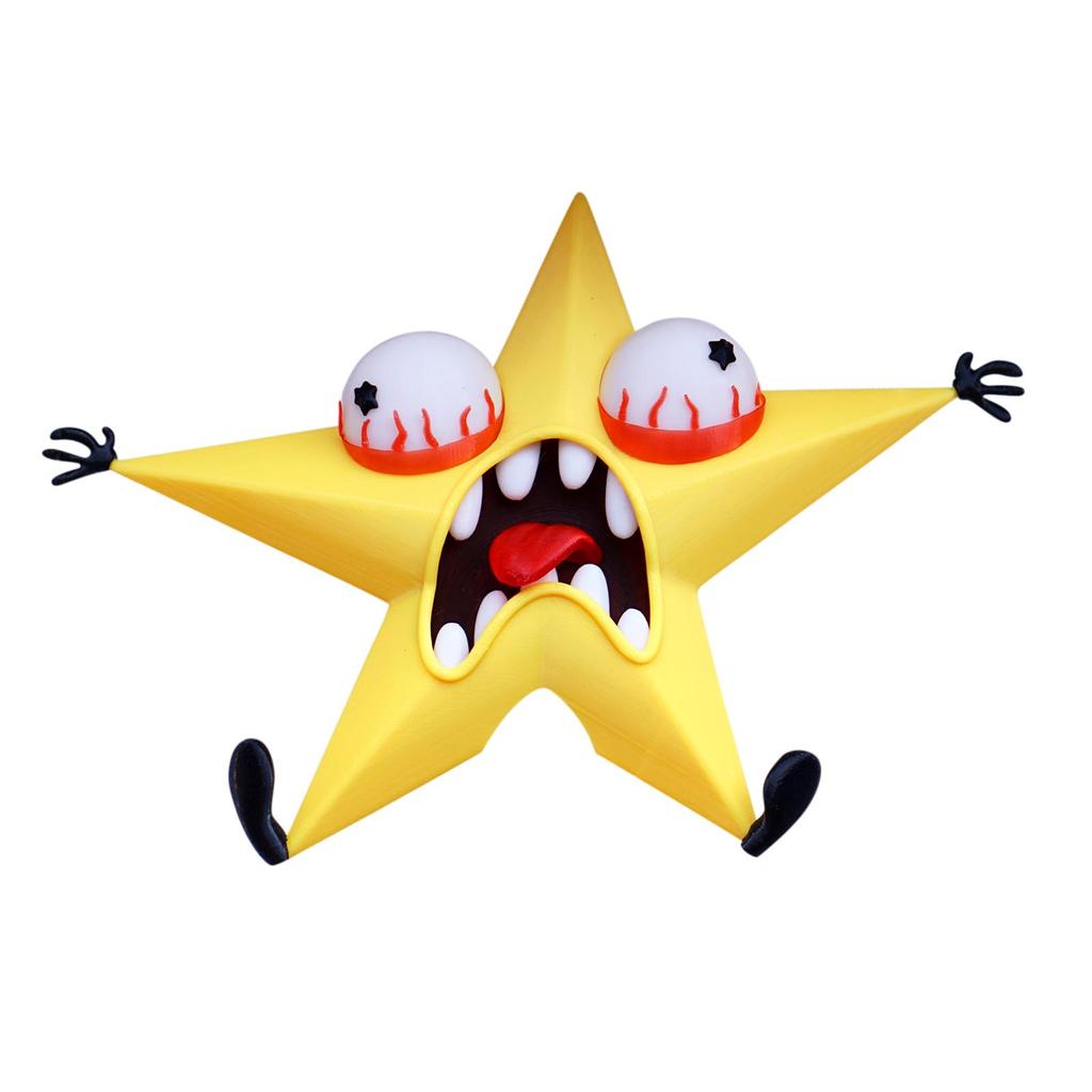 3D Printed Tree-top Star Christmas Tree Decoration, Ornament