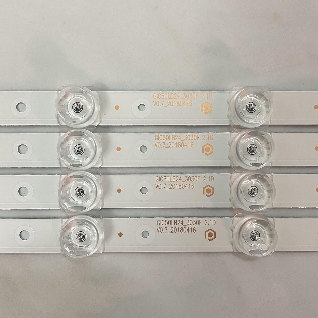 4 PCS/Set LED Backlight Strips for TCL 50P65US 50S421 50S423 50S425 50S421LDAA 50S421LFAA 50S425KEBA