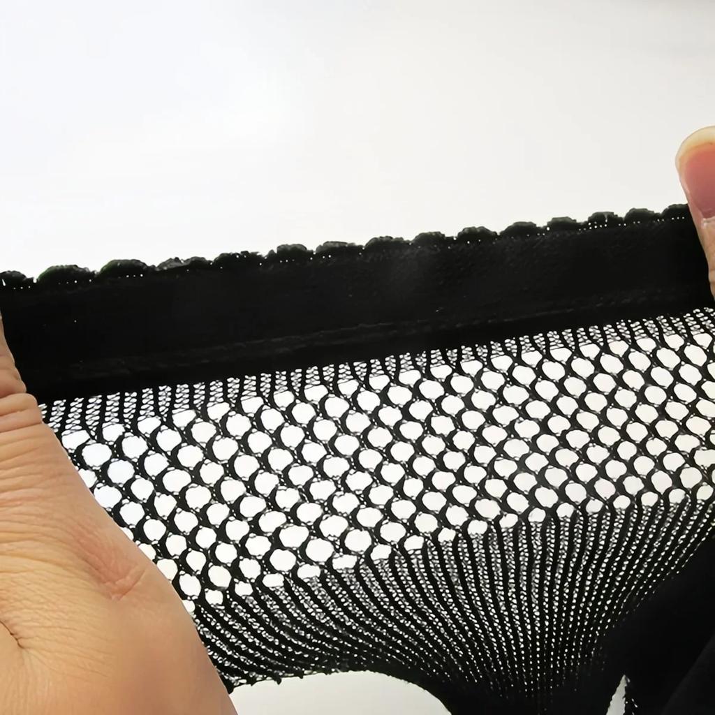 NEW Sexy Women Stockings Fishnet Tights Transparent Open Crotchless Pantyhose Thigh High Plus Size Elastic Stocking with Garter Belt