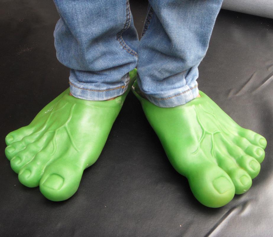 Fashion Funny Toe Slippers Ghost Shoe Flats Flip Flops Party Sandals Scary Green Christmas Costume Dress Accessories Halloween Shoes