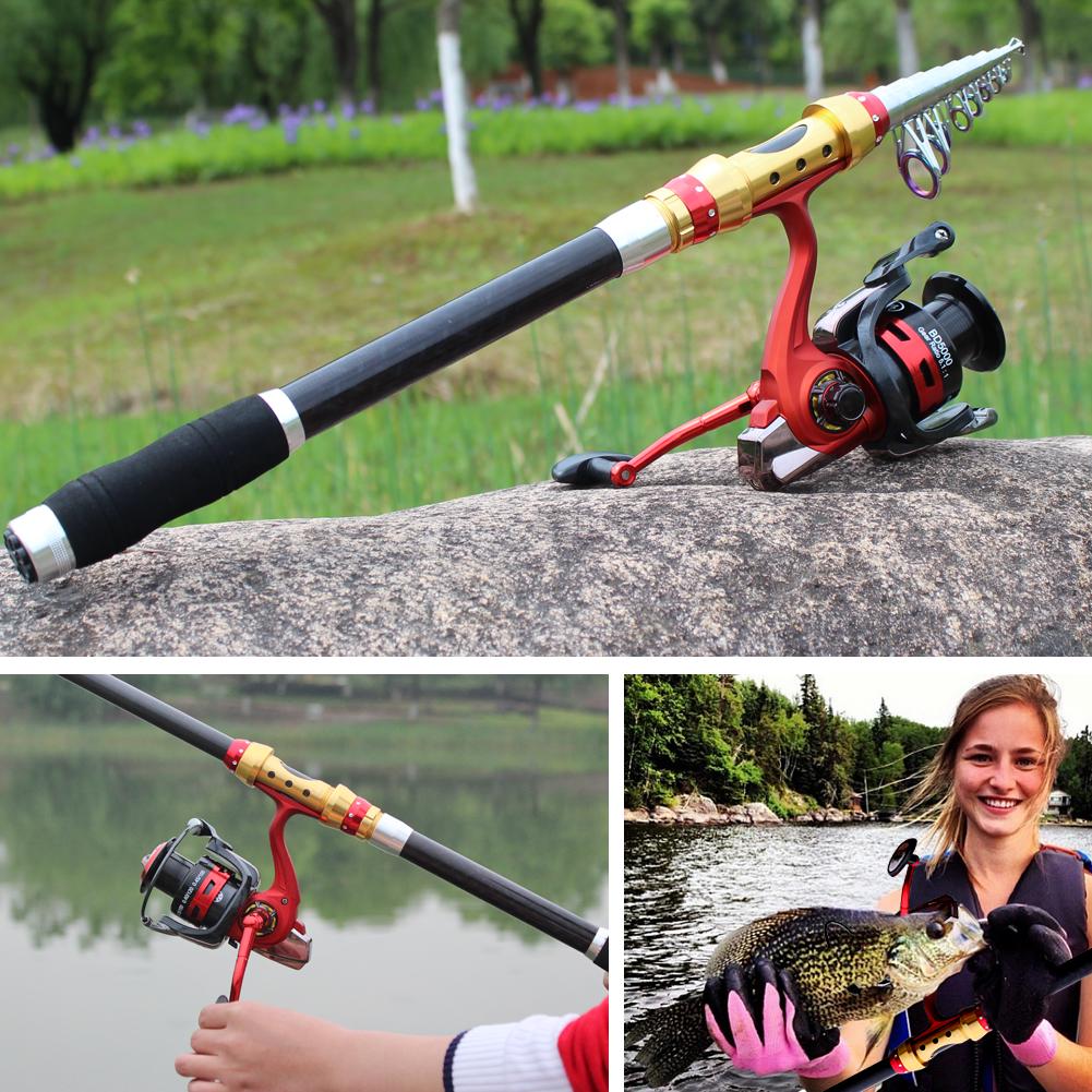 Спиннинг с рыболовной катушкой Комбинированная удочка и катушка из углеродного волокна для морской рыбалки