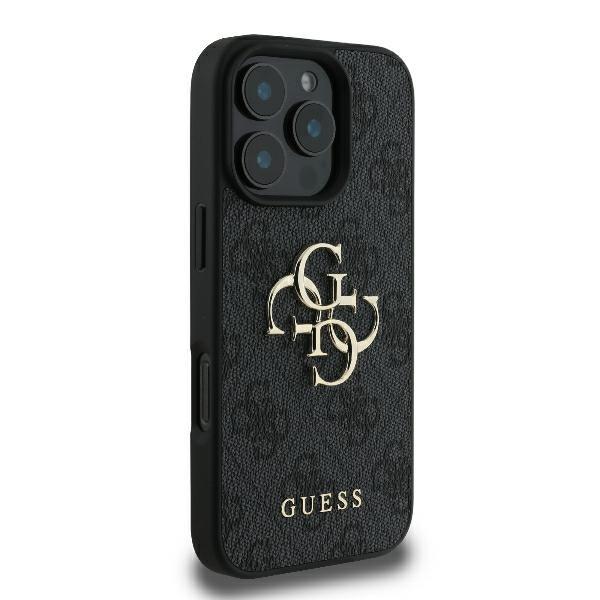 Etui do iPhone 16 Pro Max czarne Guess Hardcase Big Logo