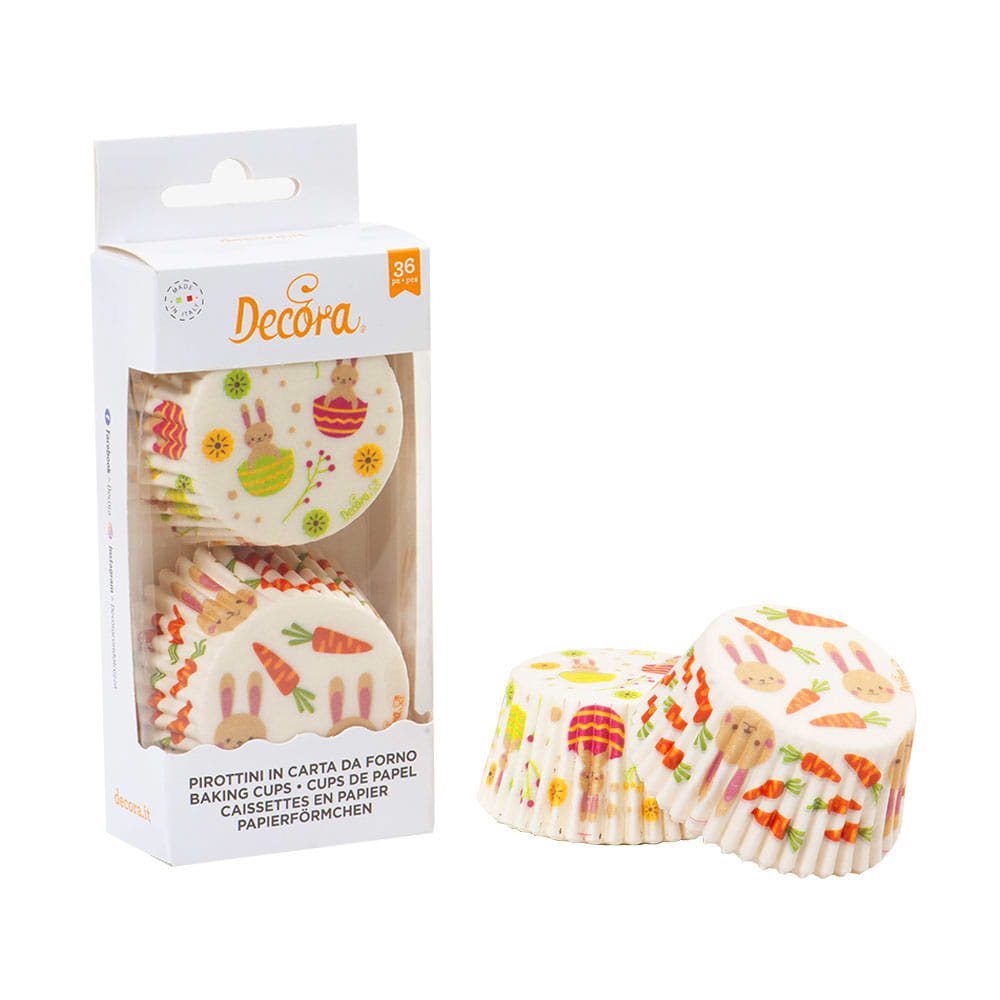 Papilotki Do Muffinów Wielkanocne Króliczki 50X32Mm 36 Szt