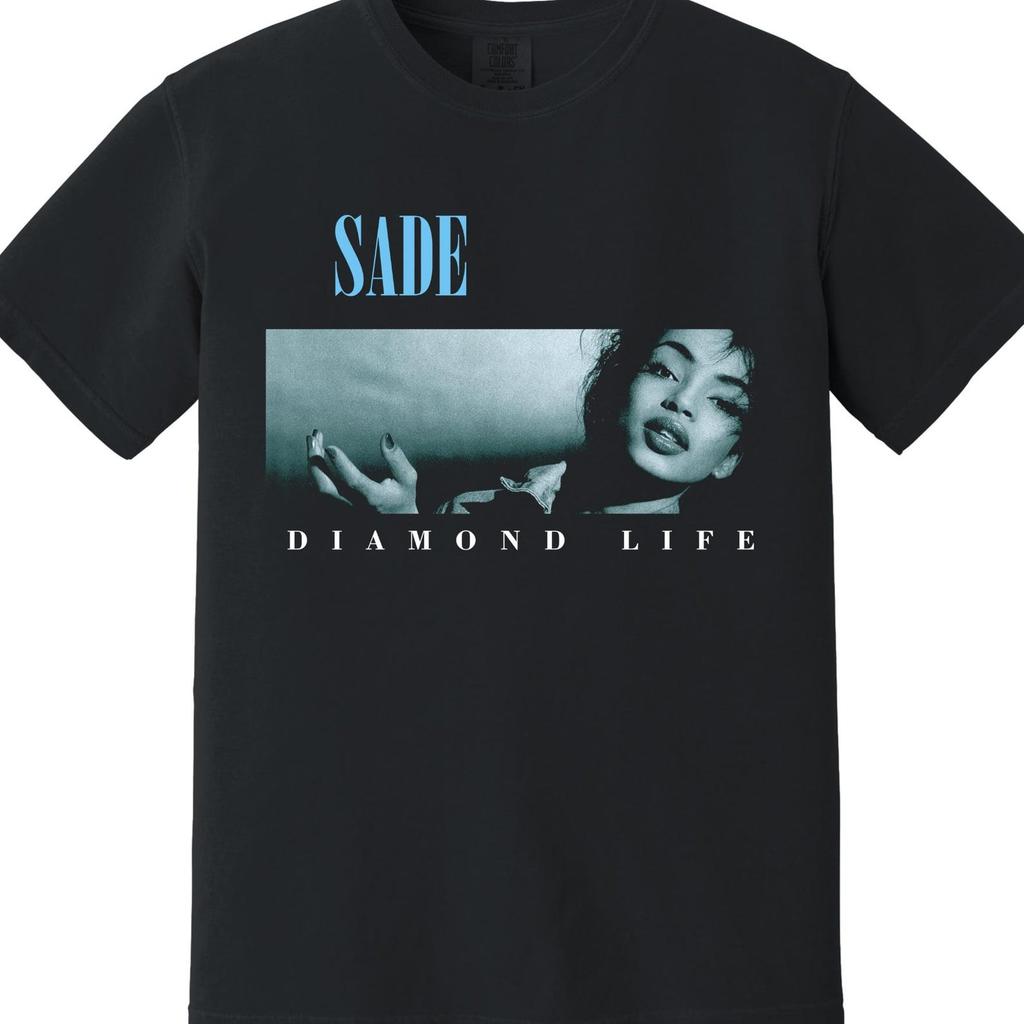 Тяжелая футболка Sade Diamond Life - Smooth Operator - No Ordinary Love - Love Deluxe - Sweetest taboo - Adu