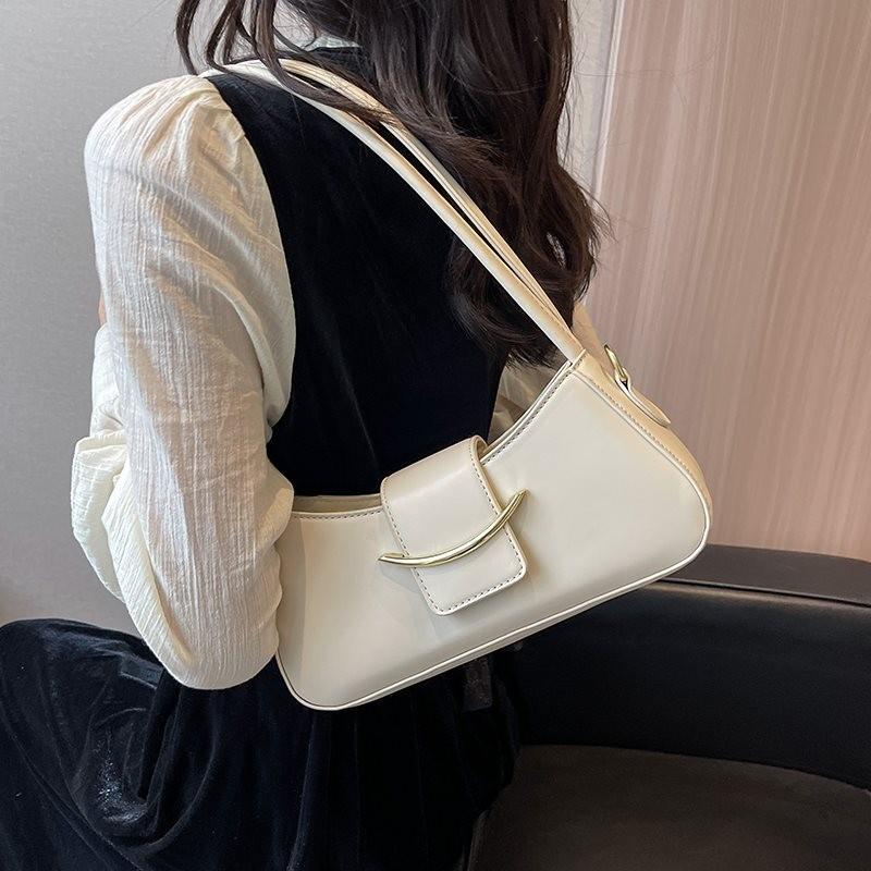 Fashionable Minimalist Women's Underarm Bag Trendy Small Square Shoulder Purse