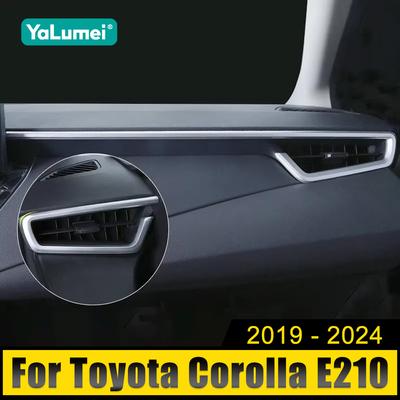 Для Toyota Corolla E210 2019 2020 2021 2022 2023 2024 гибридная панель приборов автомобиля ABS центральный пульт управления отделка полоса наклейка чехол крышка