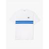 Lacoste Мужская футболка с цветным принтом сзади и крупной графикой Th8590 54g 001 q2nTh8590 54g001