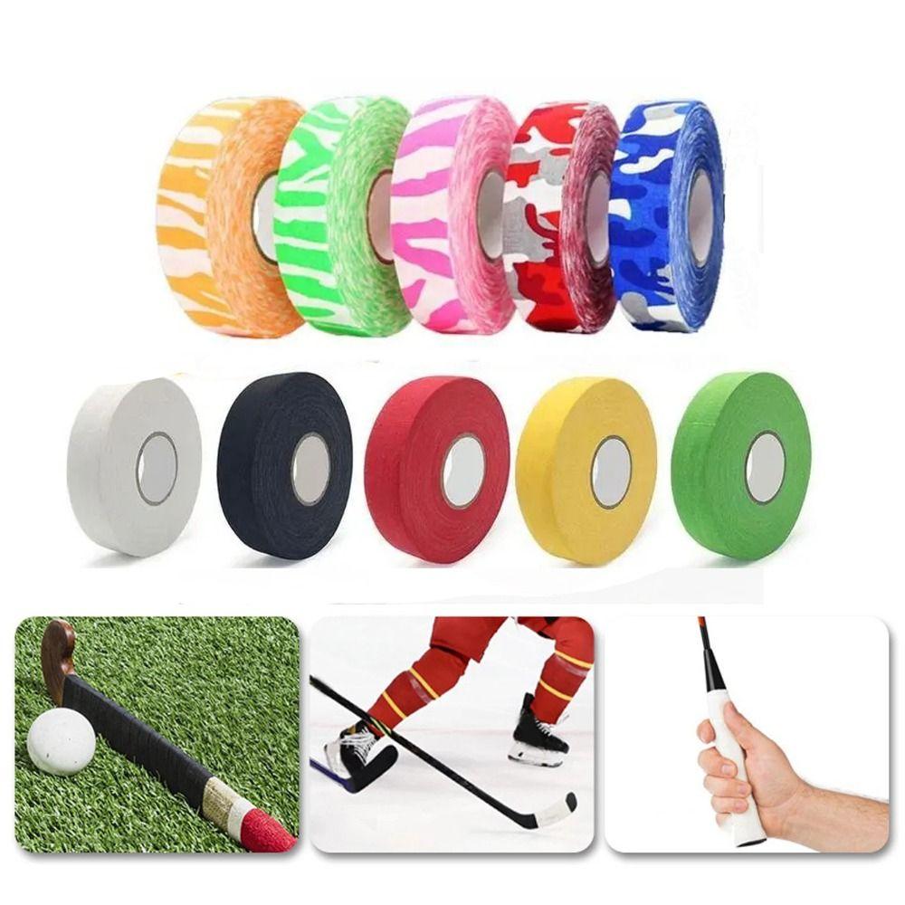 2.5cm*25m Hockey Stick Tape Polyester Athletic Sport Tape Multipurpose Ice Hockey Grip Tape
