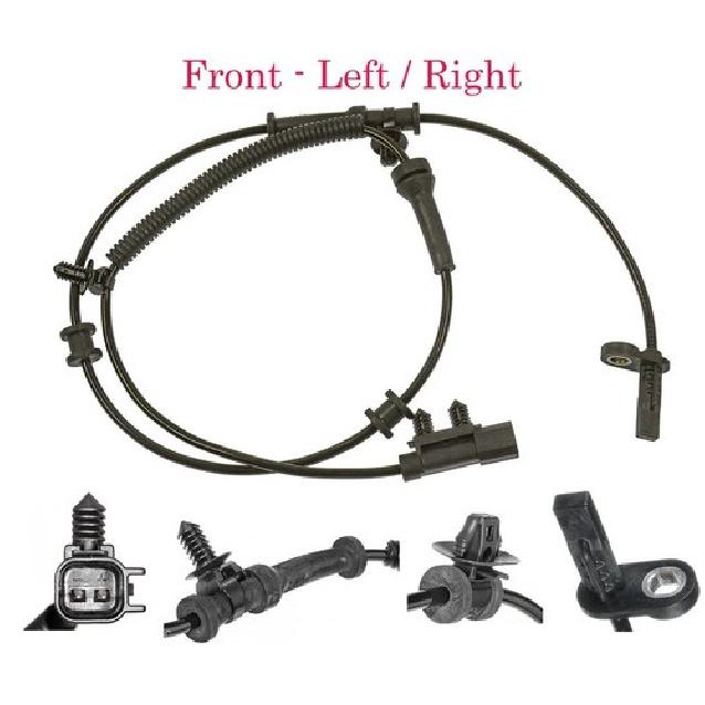 1 Kit  ABS Wheel Speed Sensor W/ Connector Front Left or Right Fits: Dodge Jeep
