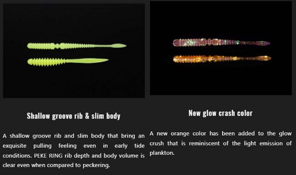 Sale Jackall Soft Lure SW Light Game Peke Ring Tide Max 2.2 Hitomame Pear (4908)