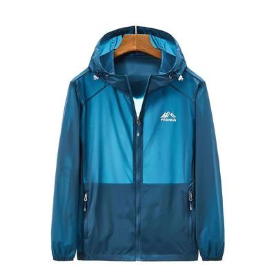 Мужская летняя легкая куртка от солнца больших размеров с капюшоном, походная куртка для рыбалки, походная куртка на открытом воздухе