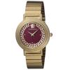 Watch GRECA CHIC Greca Chic Red Dial Stainless Steel Sapphire Glass Quartz 35MM Swiss Watch VE3D00622 Gold [Versace] Women's [Item]