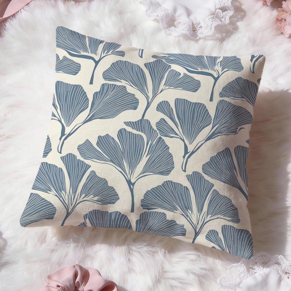 leaf Cushion Cover Premium Comfort Reversible Pillow Cove Two in One Design for Any Room  Car Interior