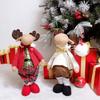 Неваляшка Лось Куклы Новогодняя Рождественская фигурка Орнамент Рождественское украшение Игрушка Рождественский детский подарок Домашний офис Adornos De Navidad Декор