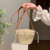 Niche Woven Bag Women's Summer New Leisure Vacation Style Straw Woven Bag Beach Bag Mini Portable Shoulder Messenger Bag