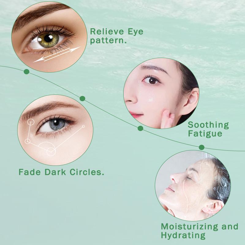 ARTISCARE Seaweed Eye Patches/Mask 60pcs Anti-Puffiness Dark Circles Moisturizing Eyes Care