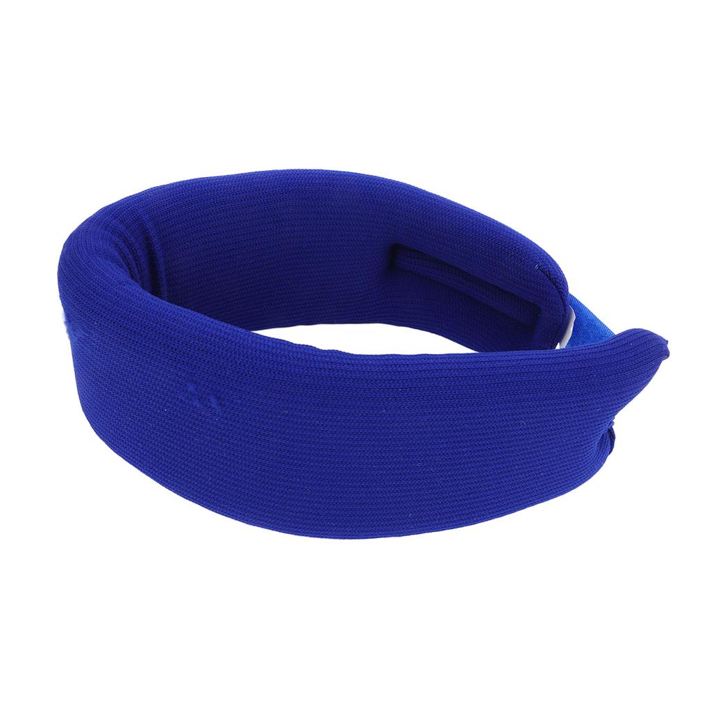 Поролоновый шейный бандаж Регулируемый шейный бандаж для поддержки шеи при боли в шее Давлении Мягкий шейный воротник для дома Темно-синий S