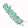 Натуральный амазонит драгоценный камень ручной работы из стерлингового серебра 925 пробы, браслет-колье из амазонита, комплект старинных ювелирных изделий, подарочный наряд для вечеринки
