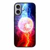 Glass Case For iphone 16 Plus 16Plus Coque Tempered Glass Hard Back Cover For iphone 16 Plus Phone Case Soft TPU Black Bumper