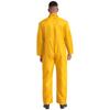 Mens Wear Resistant Turn Down Collar Long Sleeve Button Up Work Coveralls Jumpsuit Uniforms
