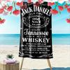 Дизайн виски Jack Daniel's Обязательное пляжное полотенце для пляжного отдыха