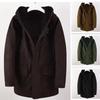 New Men's Coat Thickened Suede Jacket Autumn and Winter Coat