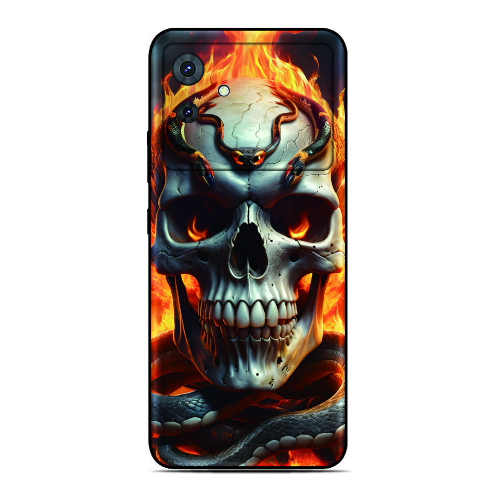 Skull Bone Phone Case For Blackview Wave 9C 8C 6C Shark 9 Color 8 Oscal C80 C70 C60 C30 C20 Pro Flat 2 1C 2C Tiger 13 12 Cover
