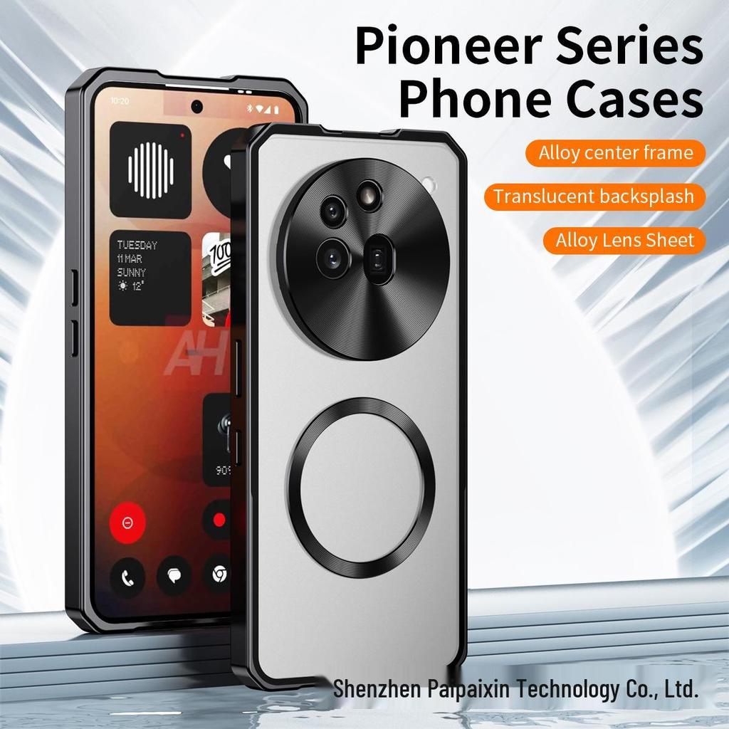 Магнитный чехол-броня Черная Пантера для Nothing Phone 3A Pro
