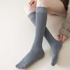 Knee High Socks for Women Soft Combed Cotton Long Socks Ladies Girls Knee Length Knee Socks