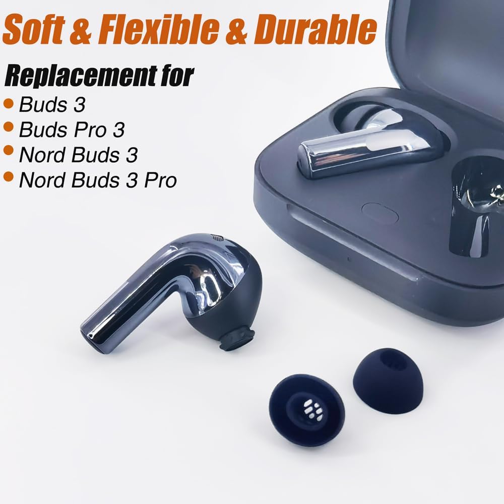 6X Сменные амбушюры для OnePlus Buds 3 / Buds Pro 3 / Nord Buds 3 / Nord Buds 3 Pro Наушники Амбушюра