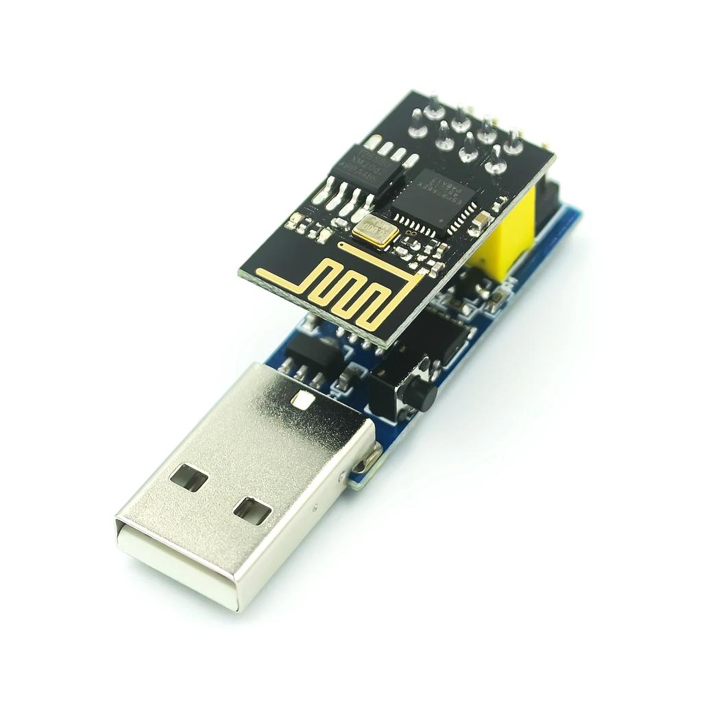 Адаптер-программатор ESP01 UART GPIO0 ESP-01 ESP-01S Адаптер ESP8266 CH340G USB на ESP8266 Серийная беспроводная Wifi плата для разработки