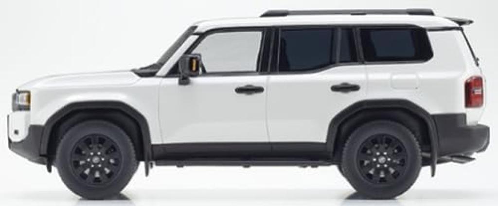 Kyosho Original Scale Toyota Land Cruiser 250 ZX Optional Wheel White Pearl Finished Product KS03927PW 1/43 Ver. (Platinum Mica)