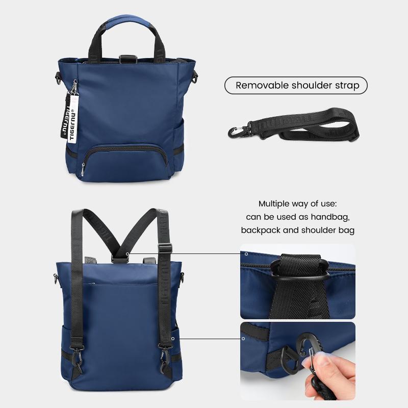 Tigernu Модный женский рюкзак 3 в 1, сумка для отдыха, сумка на плечо, легкая сумка для колледжа, школьная сумка для девочек, женская сумка