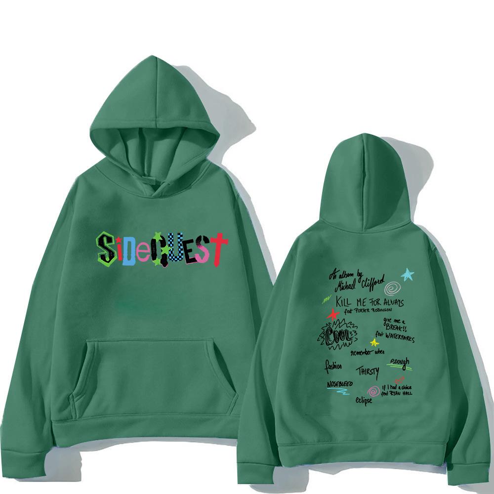 5 Seconds of Summer Michael Clifford Hoodie 2025 Album SIDEQUEST Men/women Hoodies Harajuku Winter Clothes Pullover Sweatshirt