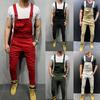 Bib Pants Show Slim Slim Trousers Men's Bib Pants Handsome Men's Pants